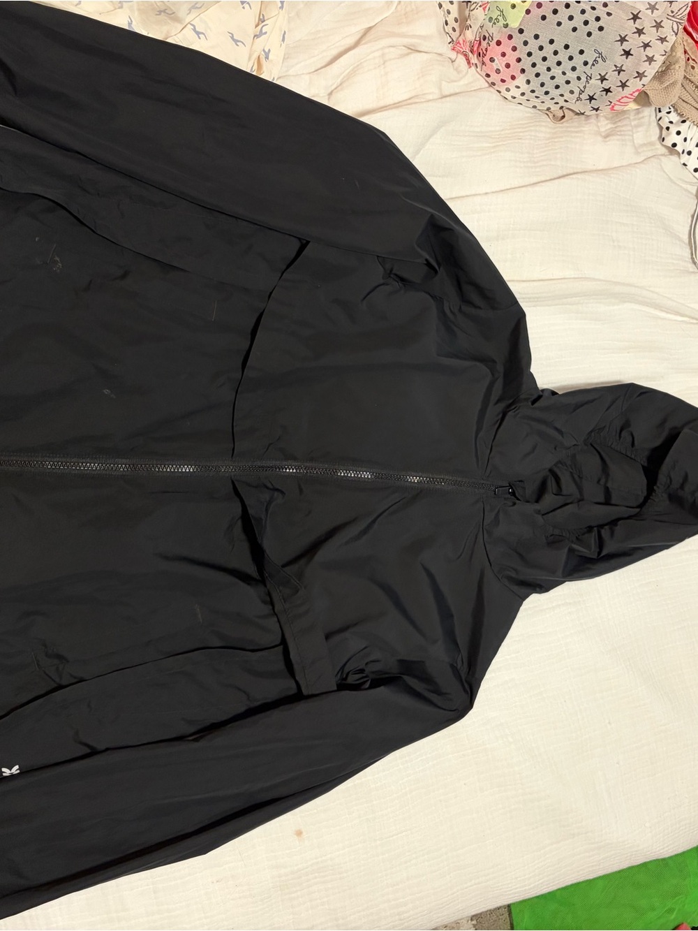 all in motion Black Kids Hooded Raincoat
